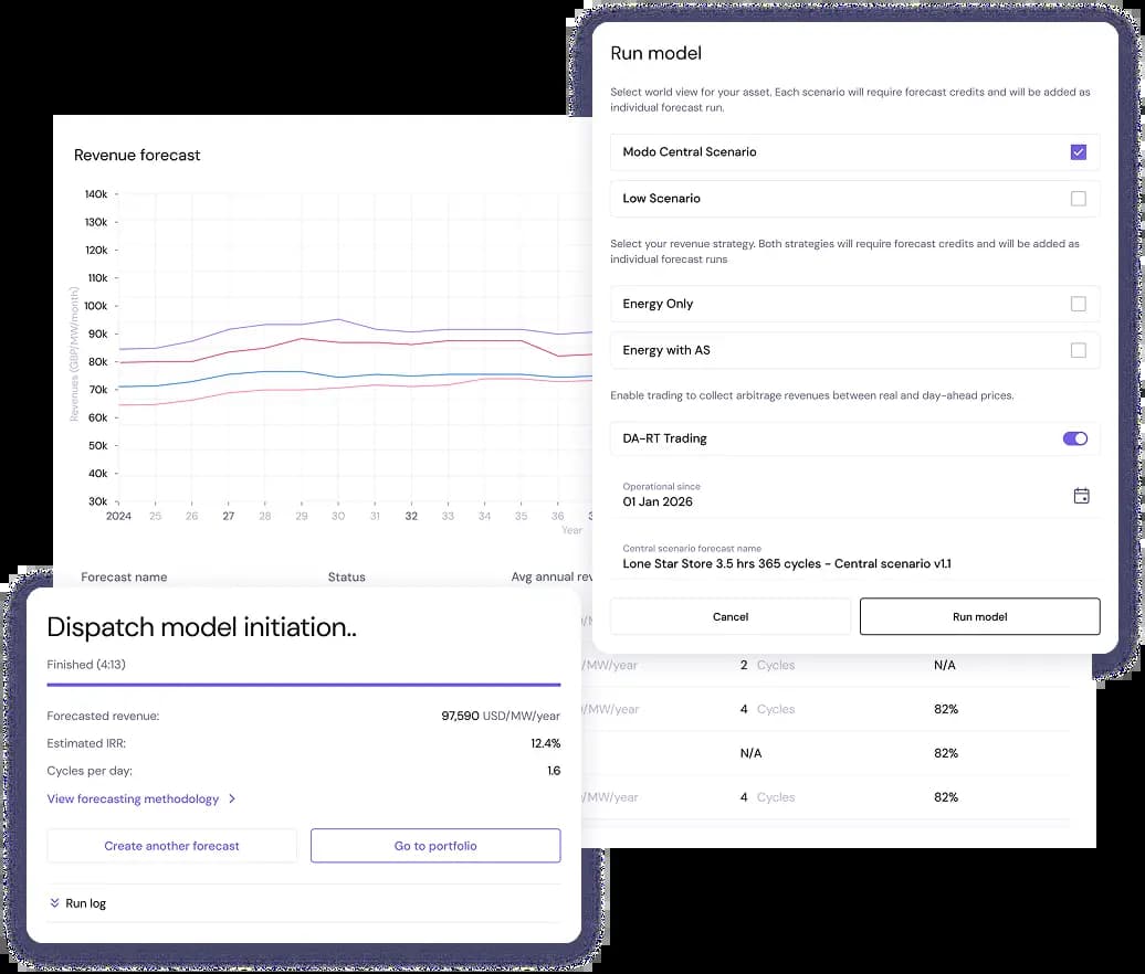 Build custom revenue forecasts to test project economics - anywhere