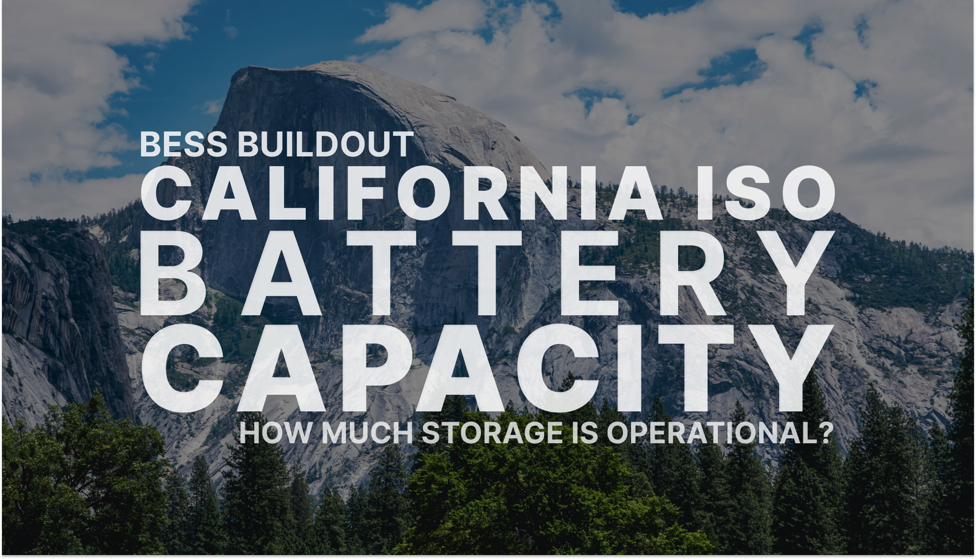 CAISO: The state of grid-scale battery energy storage in 2024