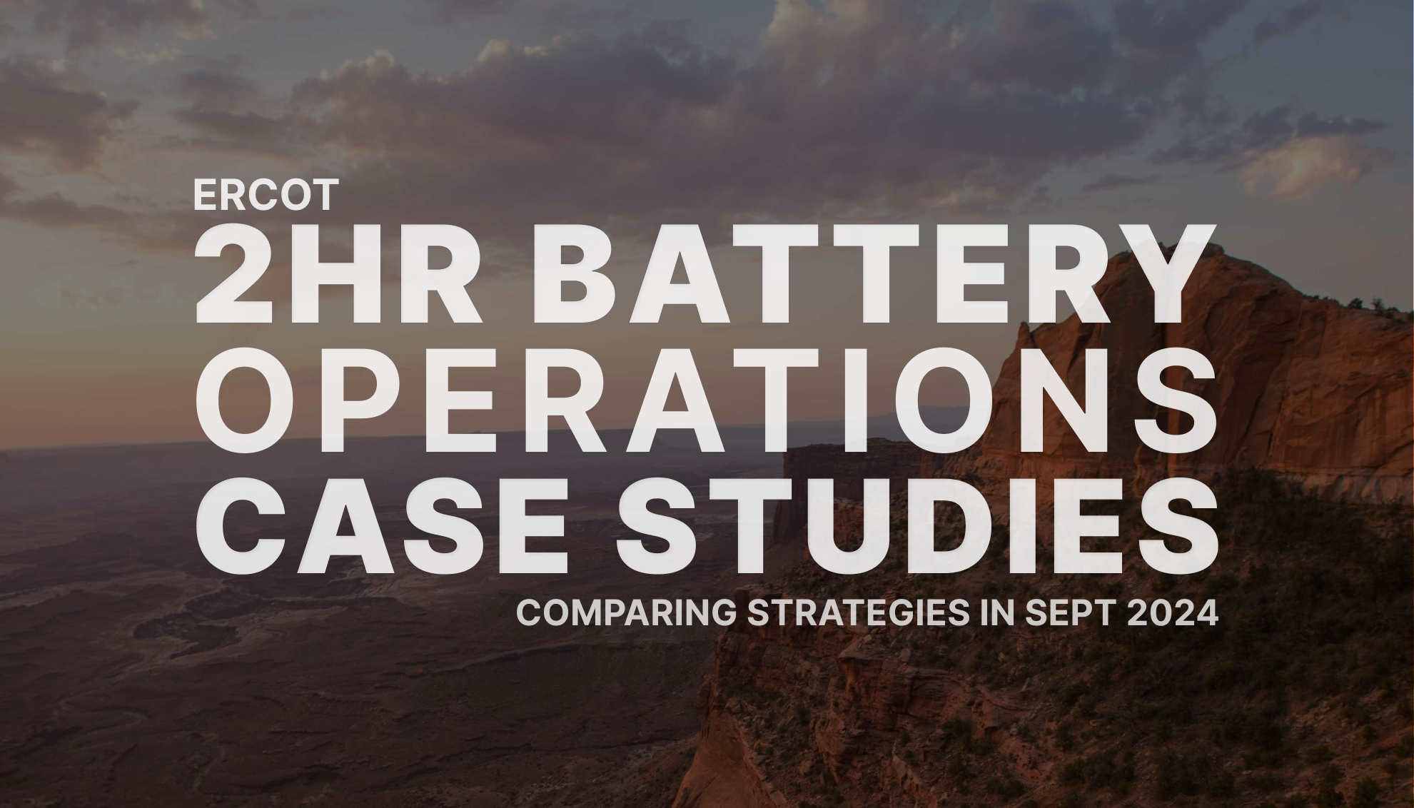 ERCOT battery energy storage operations: September 2024 case studies