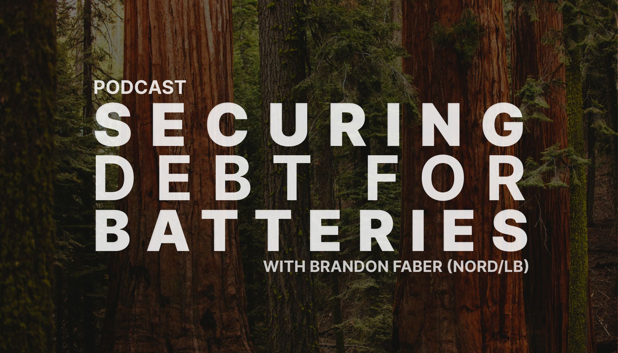 Podcast: Securing debt for battery energy storage with Brandon Faber