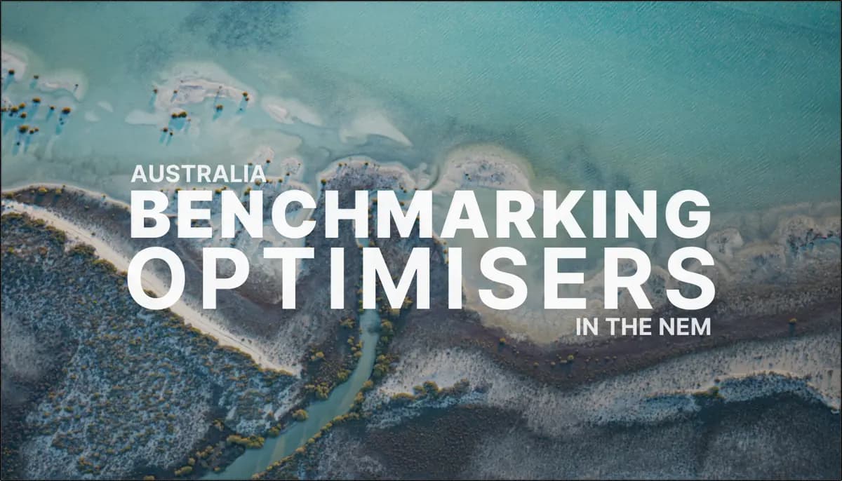 Australia: Benchmarking optimiser performance in the NEM (methodology)