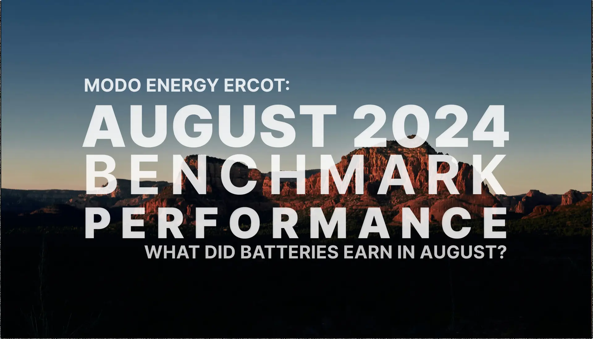 ERCOT: How did battery energy storage perform in August 2024?