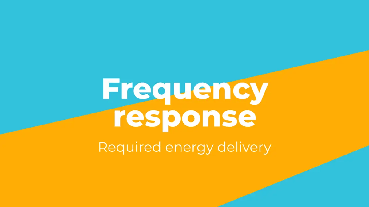 Modelled by Modo: energy delivery for the new frequency response services