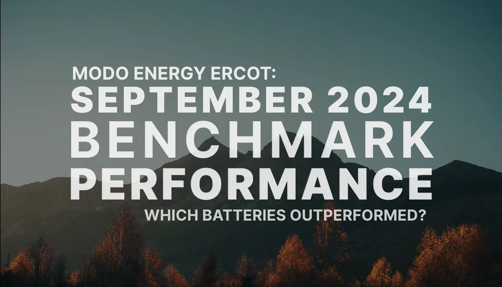 ERCOT: How did battery energy storage perform in September 2024?