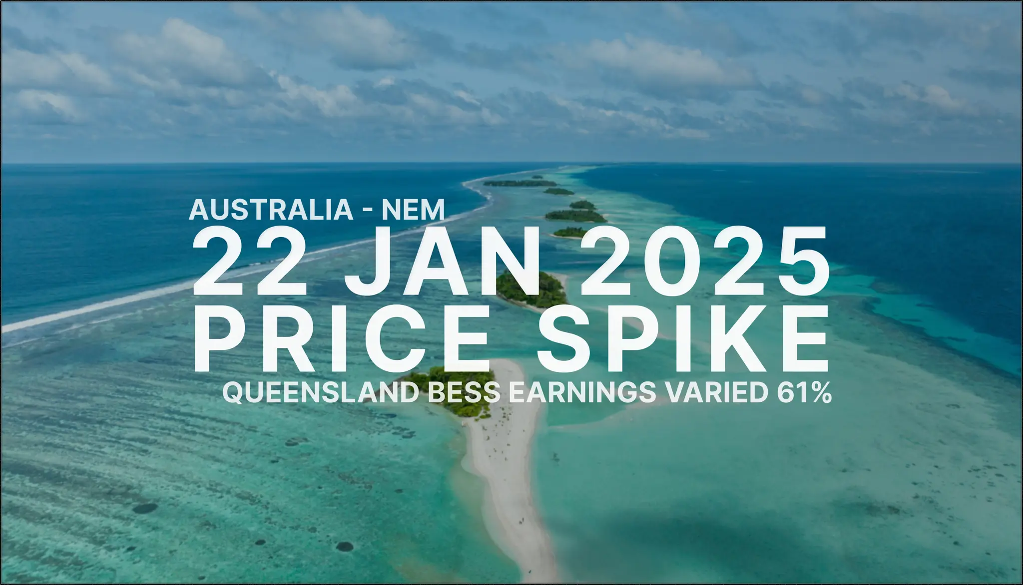 Australia: BESS operations during 22 January 2025 price spike in Queensland