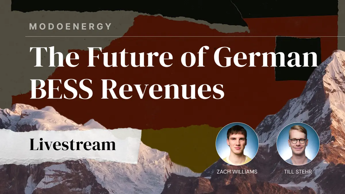 Livestream key takeaways: The future of German BESS revenues