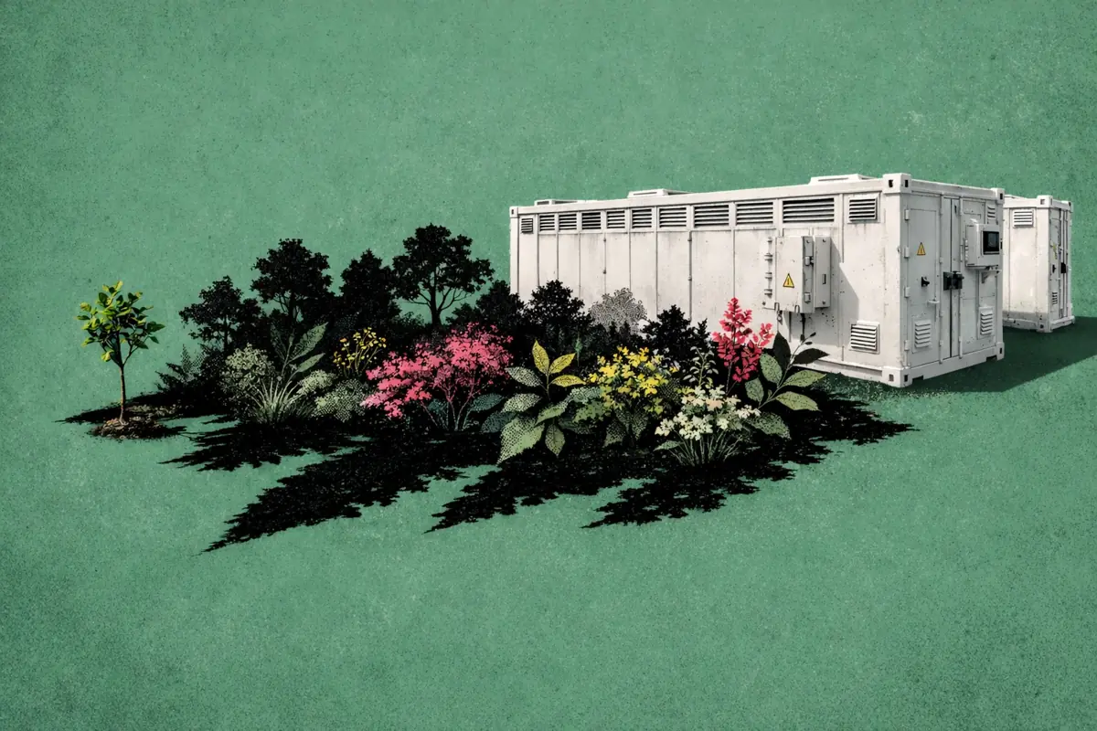 Carbon benefit of batteries in GB: £40mn of emissions offset in 2025