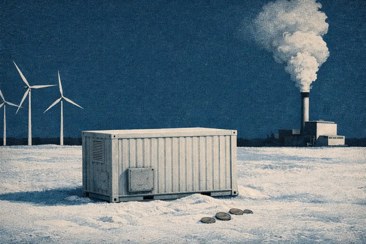 ME BESS GB: Receitas caem para £41k/MW/ano em fevereiro de 2026