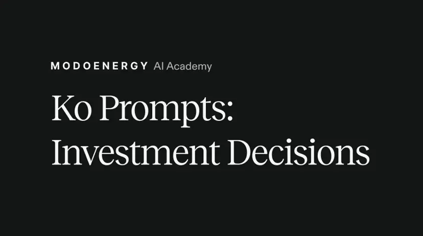 Ko Prompts: Investment Decisions