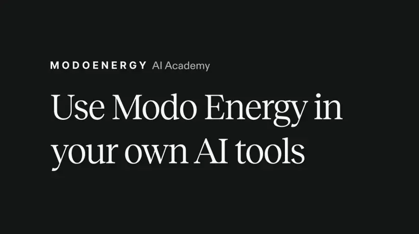 Usa Modo Energy en tus propias herramientas de IA