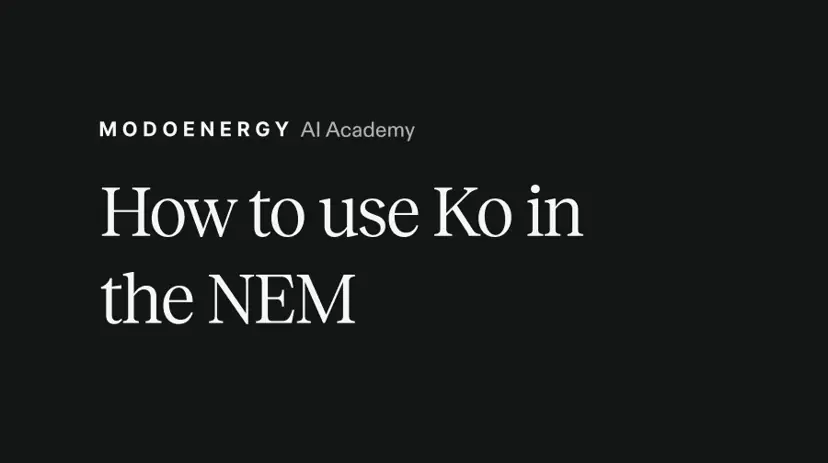 How to use Ko in the NEM: a guide for market analysts, developers, and financial analysts