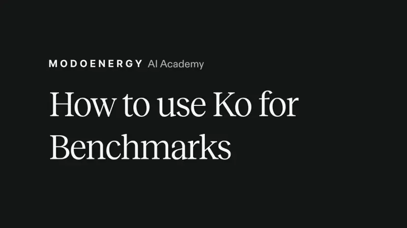 Comment utiliser Ko pour les benchmarks